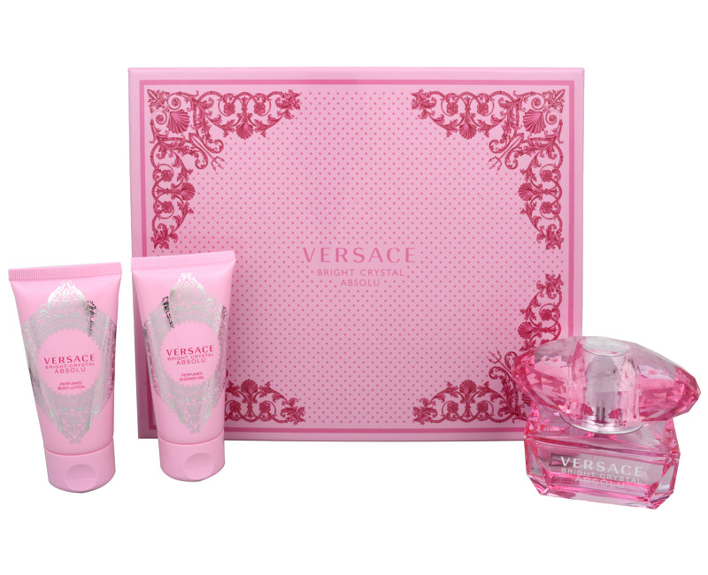 VERSACE BRIGHT CRYSTAL EDT 50ML + BALSAM DO CIAŁA 50ML + SHOWER GEL 50MLwoda toaletowa
