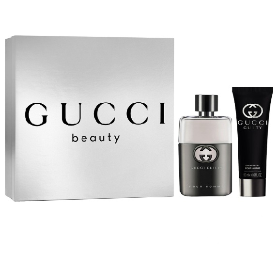 GUCCI GUILTY HOMME EDT 50ML + SHOWER GEL 50MLwoda toaletowa