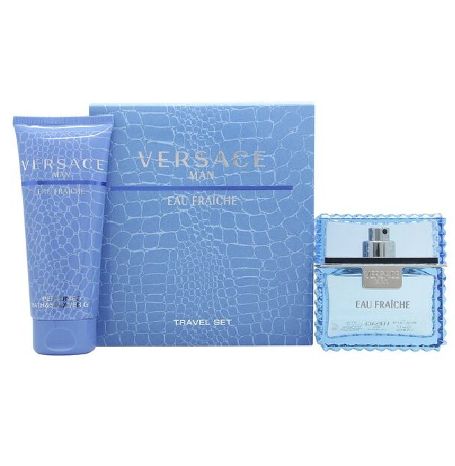VERSACE MAN EAU FRAICHE EDT 50ML + SHOWER GEL 100MLwoda toaletowa