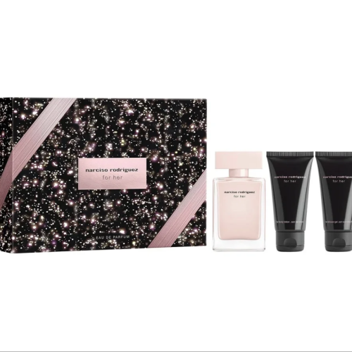 NARCISO RODRIGUEZ FOR HER EDP 50ML + BALSAM DO CIAŁA 50ML + SHOWER GEL 50ML