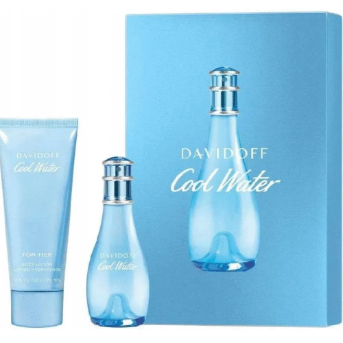 DAVIDOFF COOL WATER WOMAN EDT 30ML + BALSAM DO CIAŁA 75ML