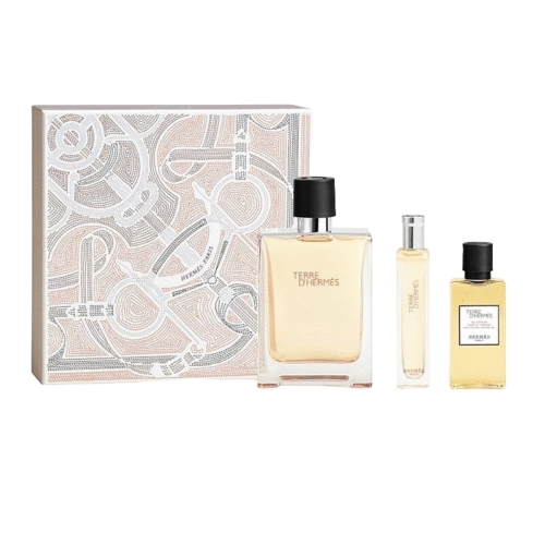HERMES TERRE D’HERMES HOMME EDT 100ML + 15ML + HAIR & BODY SHOWER GEL 40ML